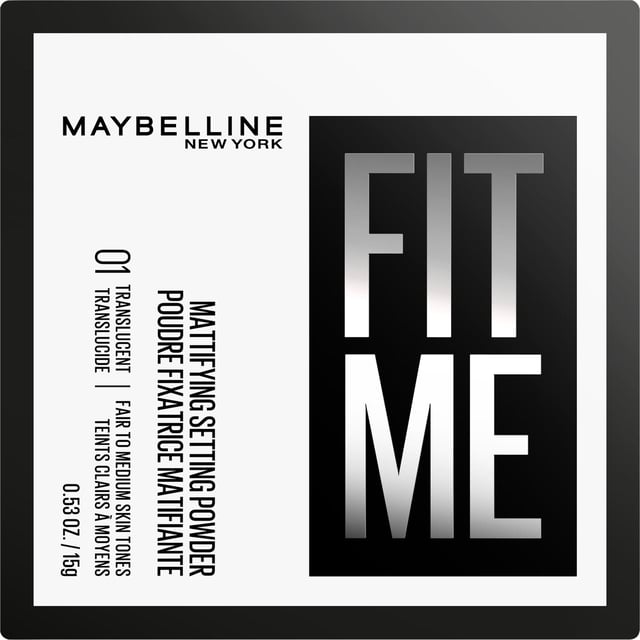Maybelline New York Fit Me Loose Setting Powder 1 Translucent 15 g | Smink - Puder & Rouge | Apoteka