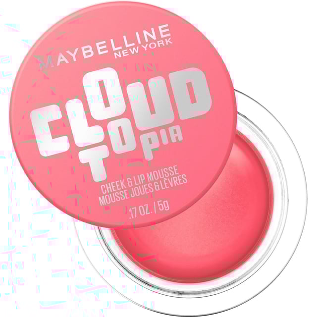 Maybelline New York Cloudtopia Cheek & Lip Mousse 7 Moonlit Rose 5 g | Smink - Läppar - Läppstift,Smink - Puder & Rouge | Apoteka
