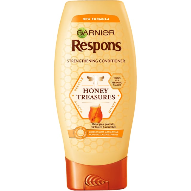 Garnier Respons Honey Treasures Strenghtening Conditioner 200 ml | Hårvård - Balsam - Balsam för torrt hår,Hårvård - Balsam - Balsam för skadat hår | Apoteka