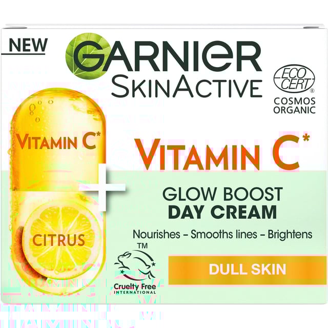 Garnier Skin Active Brightening Day Cream Vitamin C 50 ml | Hudvård - Ansiktsvård - Ansiktskräm - Dagkräm | Apoteka