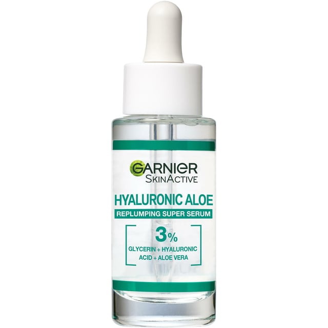 Garnier Skin Active Hyaluronic Aloe Replumping Super Serum | Hudvård - Ansiktsvård - Serum - Hyaluronsyraserum | Apoteka