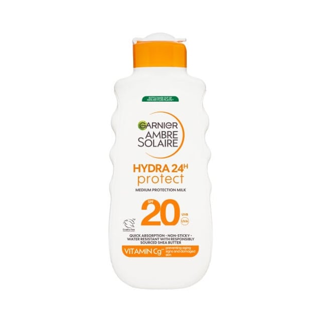 Garnier Ambre Solaire Hydra 24H Protect Sun Protecting Milk SPF20 175 ml | Hudvård - Solskydd - Solskydd för kroppen | Apoteka