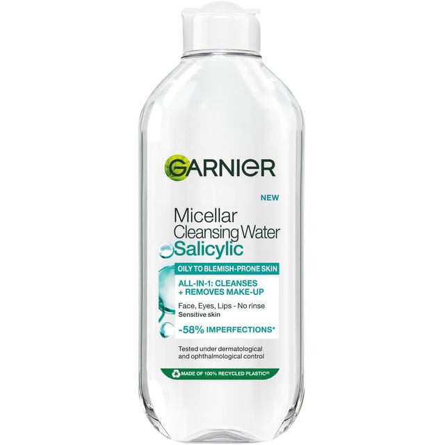 Garnier Micellar Cleansing Water Salicylic 400 ml | Hudvård - Ansiktsvård - Ansiktsrengöring - Micellärvatten | Apoteka