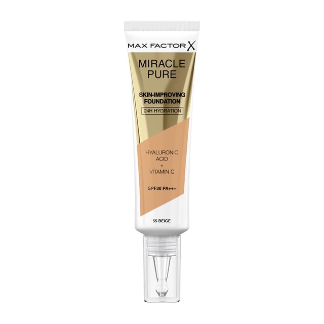 Max Factor Miracle Pure Foundation 55 Beige 30 ml | Smink - Bas - Foundation | Apoteka