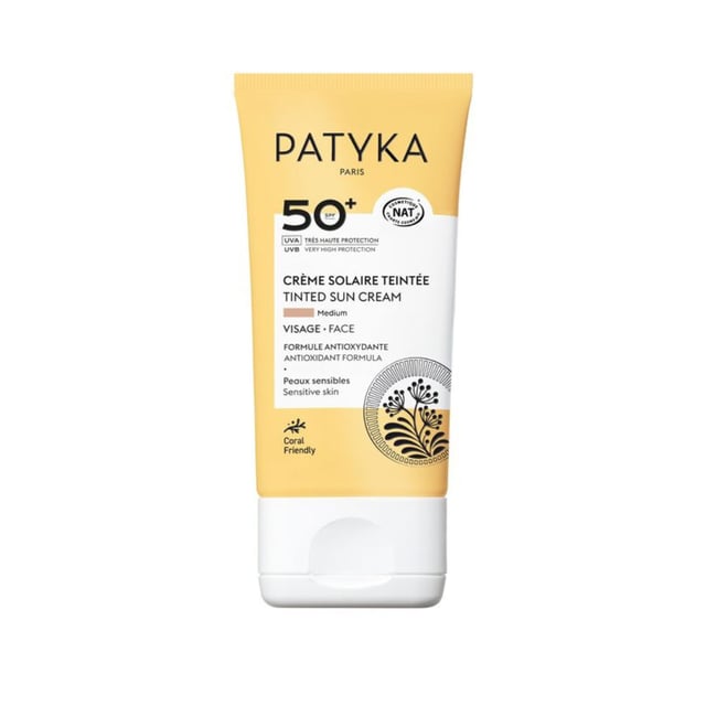 Patyka Tinted Face Sun Cream Medium SPF50+ 40 ml