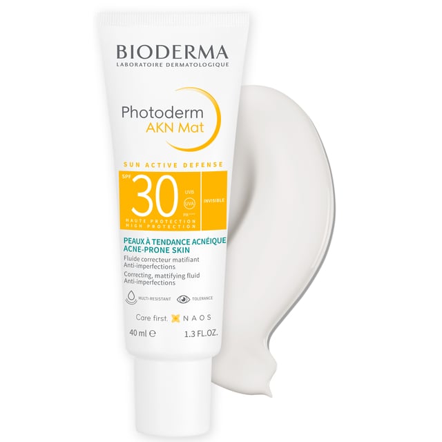 Bioderma Photoderm AKN Mat SPF30 40 ml | Hudvård - Hudbesvär - Akne - Aknekräm,Hudvård - Solskydd - Solskydd för ansikte | Apoteka