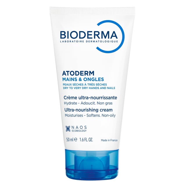 Bioderma Atoderm Mains & Ongles 50 ml | Hudvård - Händer & fötter - Handvård - Handkräm | Apoteka
