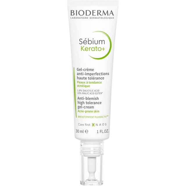 Bioderma Sébium Kerato+ 30 ml | Hudvård - Ansiktsvård - Ansiktskräm - Salicylsyrakräm,Hudvård - Ansiktsvård - Serum - Akneserum,Hudvård - Hudbesvär - Akne - Aknekräm | Apoteka