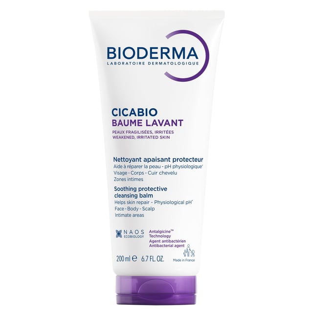 Bioderma Cicabio Baume Lavant 200 ml | Hudvård - Ansiktsvård - Ansiktsrengöring - Rengöringsolja | Apoteka