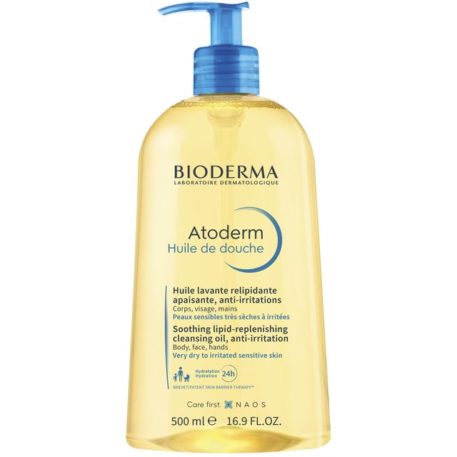 Bioderma Atoderm Huile De Douche 500 ml | Hudvård - Kroppsvård - Bad & dusch - Duscholja | Apoteka