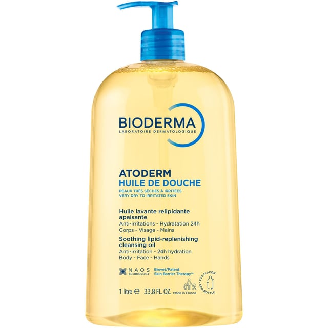 Bioderma Atoderm Huile de douche 1000 ml | Hudvård - Kroppsvård - Bad & dusch - Duscholja | Apoteka