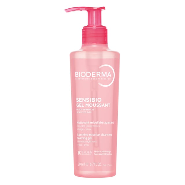 Bioderma Sensibio Gel Moussant 200 ml | Hudvård - Ansiktsvård - Ansiktsrengöring - Rengöringsgel | Apoteka