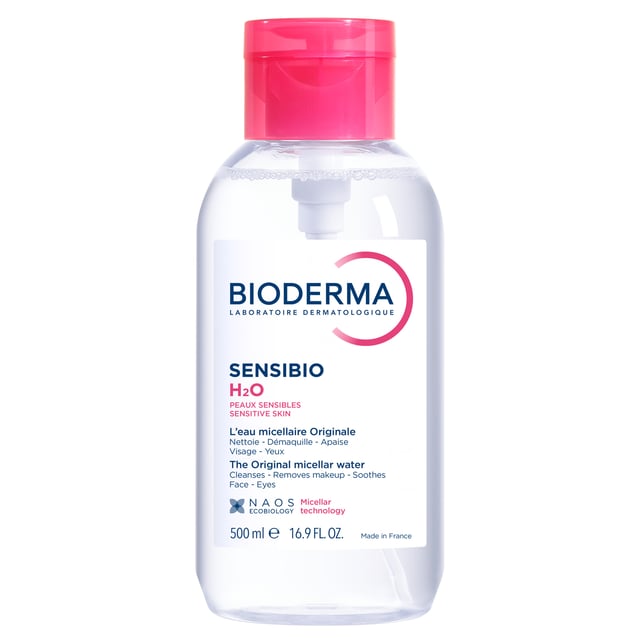 Bioderma Sensibio H2O Rev Pump 500 ml | Hudvård - Ansiktsvård - Ansiktsrengöring - Micellärvatten | Apoteka
