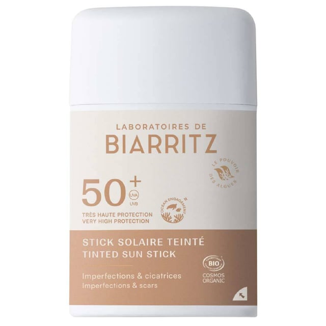 Laboratoires de Biarritz Suncare Tinted Suncsreen Stick SPF50+ 12 g | Hudvård - Solskydd - Solskydd för ansikte | Apoteka