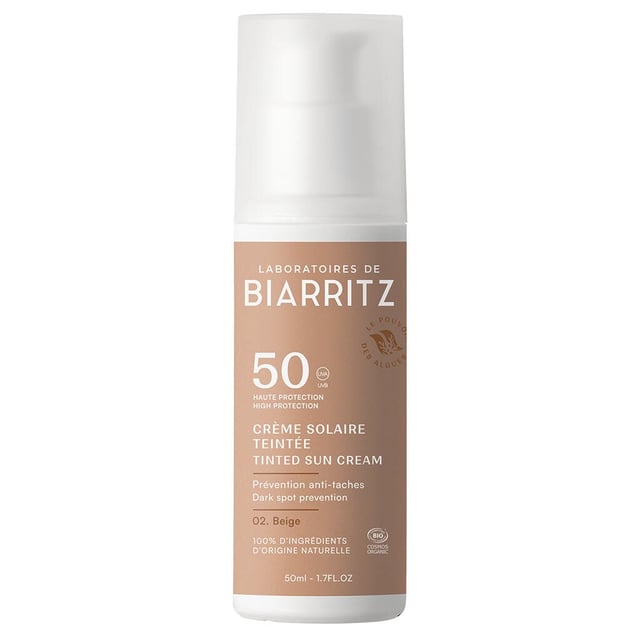 Laboratoires de Biarritz Suncare Tinted Face Sunscreen SPF50 Beige 50 ml