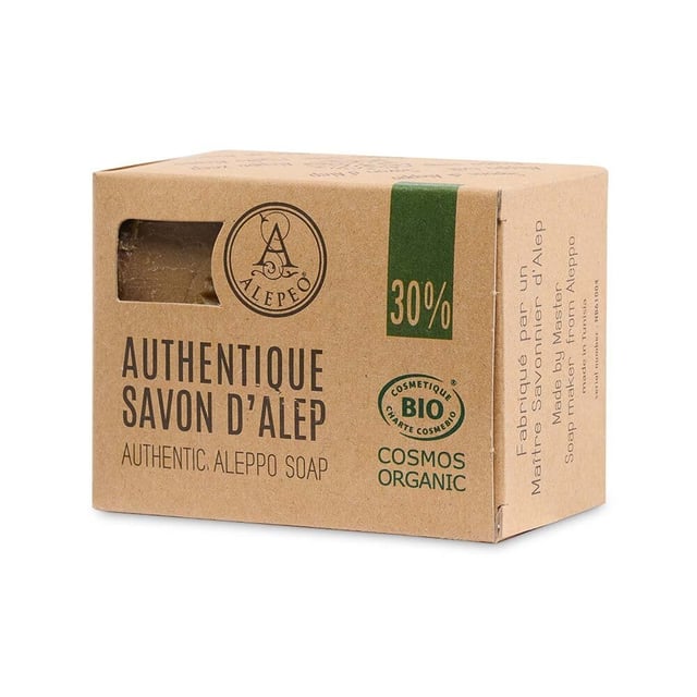 Alepeo Aleppotvål 30% Lagerbärsolja 200 g