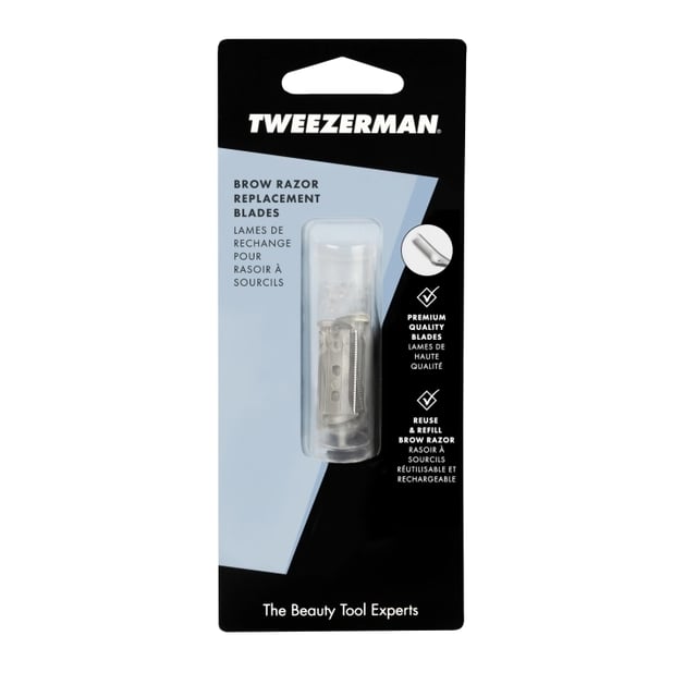 Tweezerman Brow Razor Replacement Blades 3 st | Hudvård - Rakning & hårborttagning - Rakblad,Hudvård - Rakning & hårborttagning - Pincetter,Smink - Ögonbryn - Pincetter | Apoteka