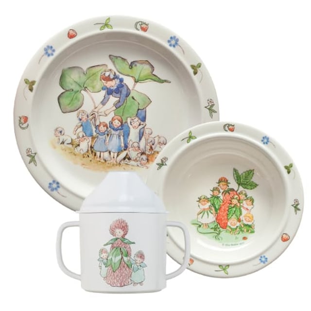 Rätt Start, Elsa Beskow Blomsterbarn Barnservis 3-delar | Baby, barn & förälder - Mata - Pipmuggar & glas,Baby, barn & förälder - Mata - Barntallrikar & barnbestick | Apoteka