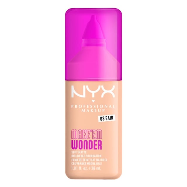 NYX Professional Makeup Make Em Wonder Foundation 03 Fair 30 ml