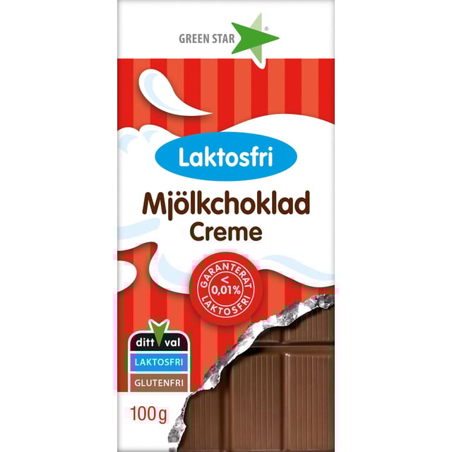 Green Star Mjölkcreme Laktosfri 100g
