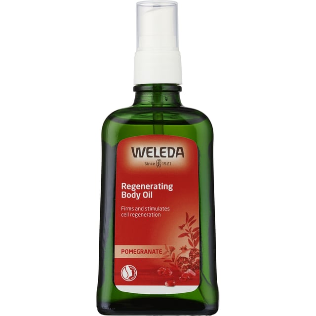Weleda Pomegranate Regenerating Body Oil 100 ml | Hudvård - Kroppsvård - Kroppsolja - Ärr & bristningar,Hudvård - Kroppsvård - Kroppsolja - Massageolja,Hudvård - Kroppsvård - Kroppsolja - Återfuktande olja,Hudvård - Hudbesvär - Knottrig hud | Apoteka
