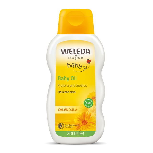 Weleda Calendula Baby Oil 200 ml | Baby, barn & förälder - Hudvård för barn - Hudbesvär hos barn - Torr & irriterad hud hos barn | Apoteka