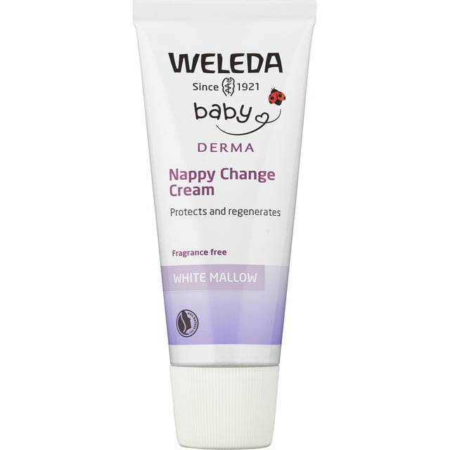 Weleda White Mallow Nappy Change Cream 50 ml | Baby, barn & förälder - Hudvård för barn - Babypuder & salvor | Apoteka