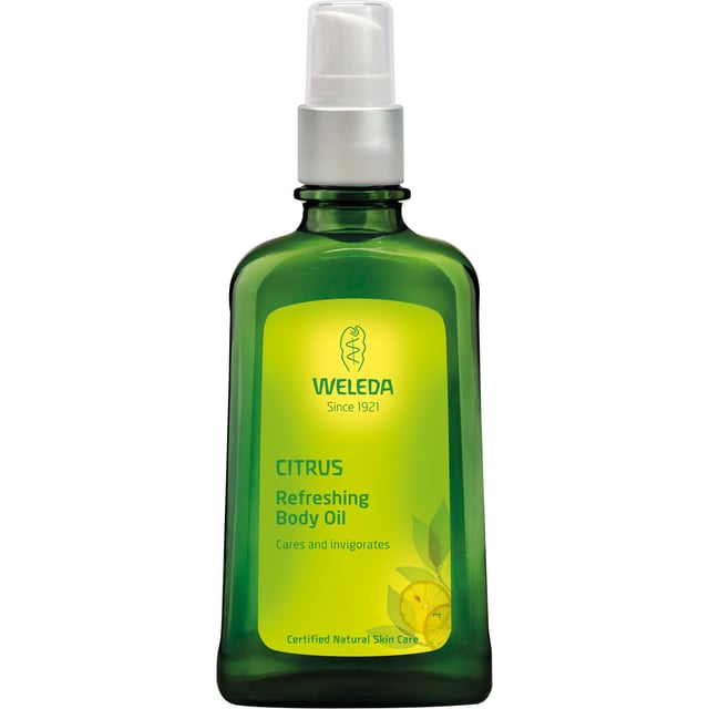 Weleda Citrus Refreshing Body Oil 100 ml | Hudvård - Kroppsvård - Kroppsolja - Massageolja,Hudvård - Hudbesvär - Knottrig hud | Apoteka