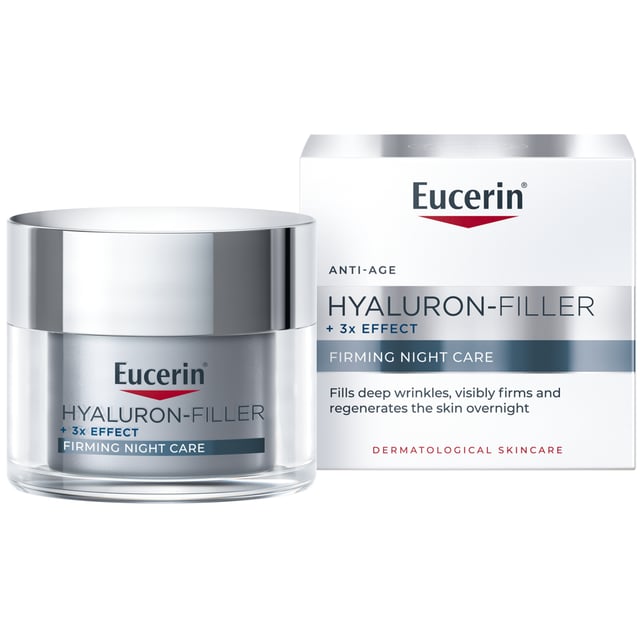Eucerin Hyaluron-Filler + 3x Effect Firming Night Care 50 ml | Hudvård - Ansiktsvård - Ansiktskräm - Nattkräm,Hudvård - Ansiktsvård - Anti-age - Anti-age-kräm | Apoteka