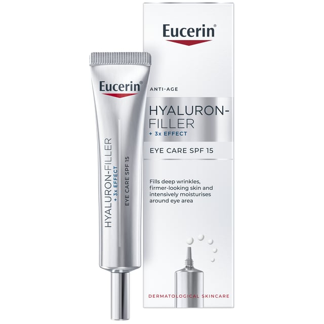 Eucerin Hyaluron-Filler + 3x Effect Eye Care 15 ml | Hudvård - Ansiktsvård - Anti-age - Anti-age-ögonkräm,Hudvård - Ansiktsvård - Ögonkräm | Apoteka