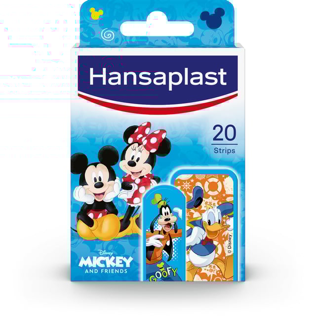 Hansaplast Disney Kids Mickey Plåster 20 st | Sår, bett & stick - Sår - Plåster - Barnplåster,Baby, barn & förälder - Lilla apoteket - Barnplåster | Apoteka