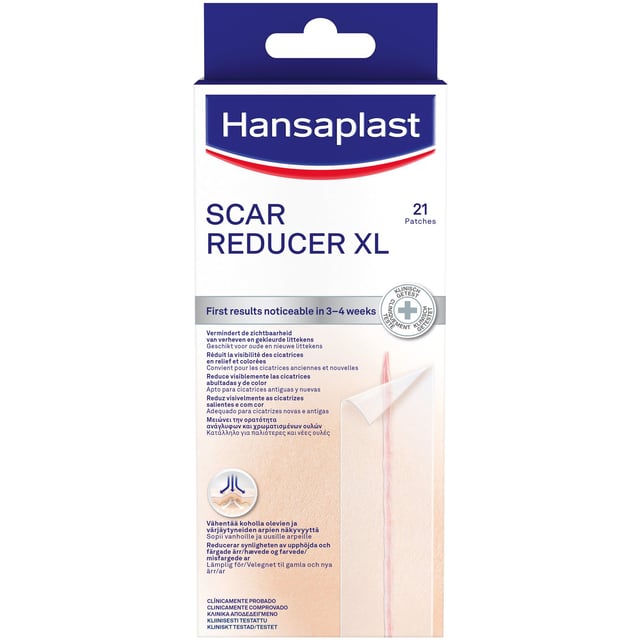 Hansaplast Scar Reducer XL | Sår, bett & stick - Sår - Plåster - Universalplåster | Apoteka