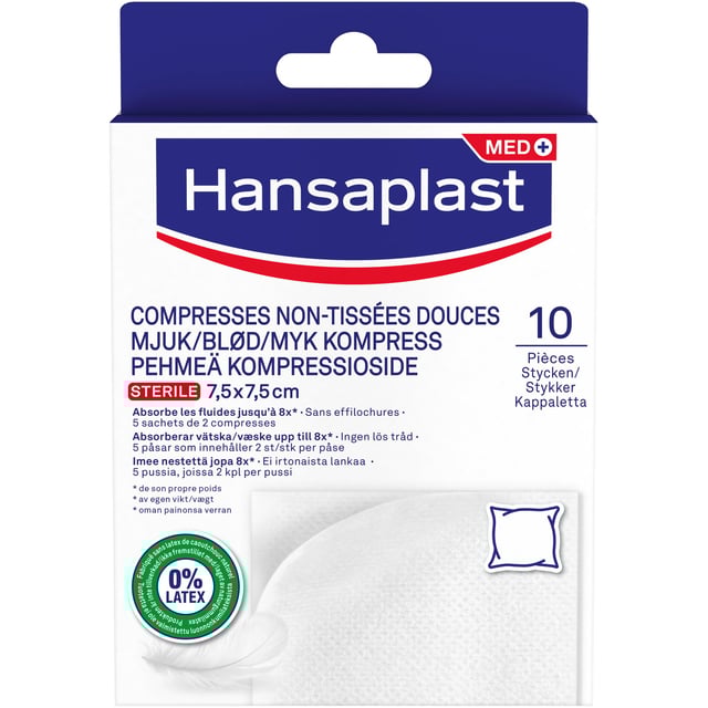 Hansplast Soft Compress | Sår, bett & stick - Sår - Kompress | Apoteka