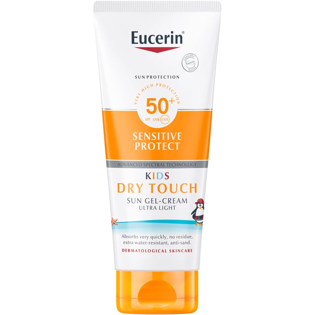 Eucerin Sun Kids Dry Touch SPF50+ 200 ml | Baby, barn & förälder - Solskydd för barn - Solkräm för barn,Hudvård - Solskydd - Solskydd för kroppen | Apoteka
