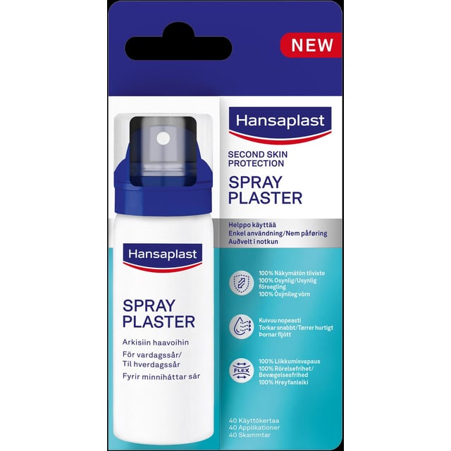 Hansaplast Sprayplåster | Sår, bett & stick - Sår - Plåster - Universalplåster | Apoteka