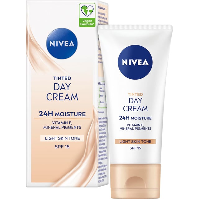 NIVEA Färgad dagkräm Tinted Day Cream Light SPF15 50 ml | Hudvård - Ansiktsvård - Ansiktskräm - Dagkräm | Apoteka