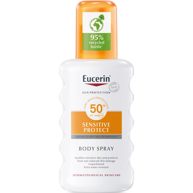 Eucerin Sensitive Protect Sun Spray SPF50+ 200 ml | Hudvård - Solskydd - Solskydd för kroppen | Apoteka