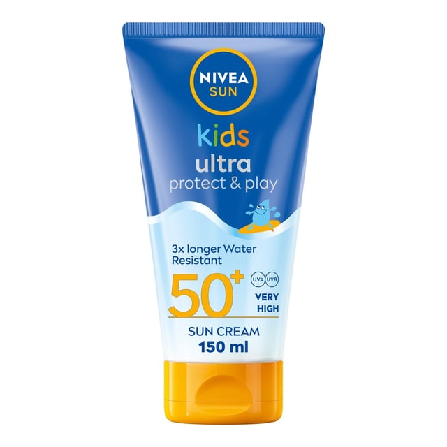 NIVEA SUN Kids Ultra Protect & Play SPF50+ Sun Cream 150ml | Baby, barn & förälder - Solskydd för barn - Solkräm för barn | Apoteka