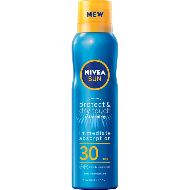 NIVEA SUN Sun Spray Protect & Refreshing Mist SPF 30 200 ml | Hudvård - Solskydd - Solskydd för kroppen | Apoteka