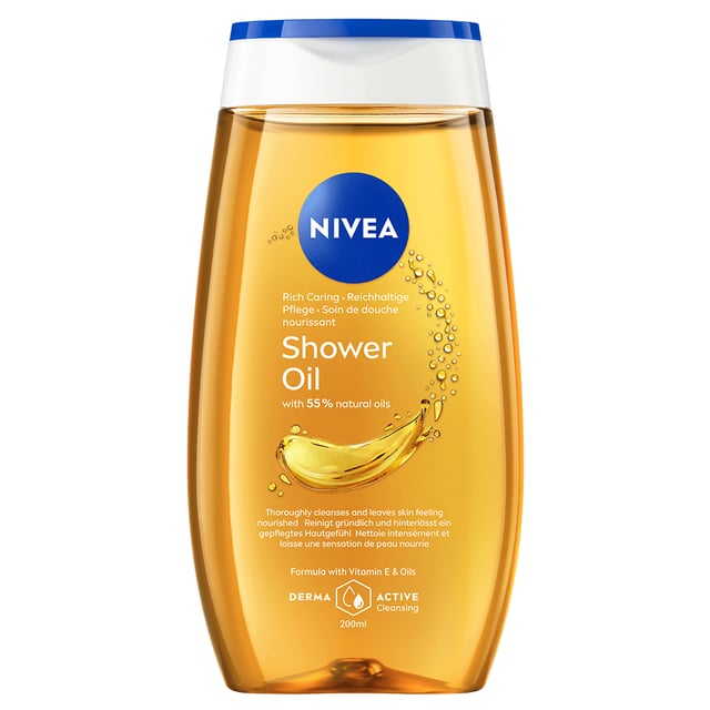 NIVEA Duscholja Rich Caring Shower Oil 200 ml