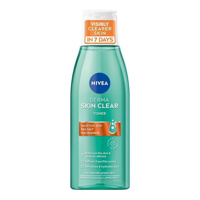 NIVEA Ansiktsvatten Derma Skin Clear Toner 200 ml | Hudvård - Ansiktsvård - Ansiktsrengöring - Ansiktsvatten & toner | Apoteka