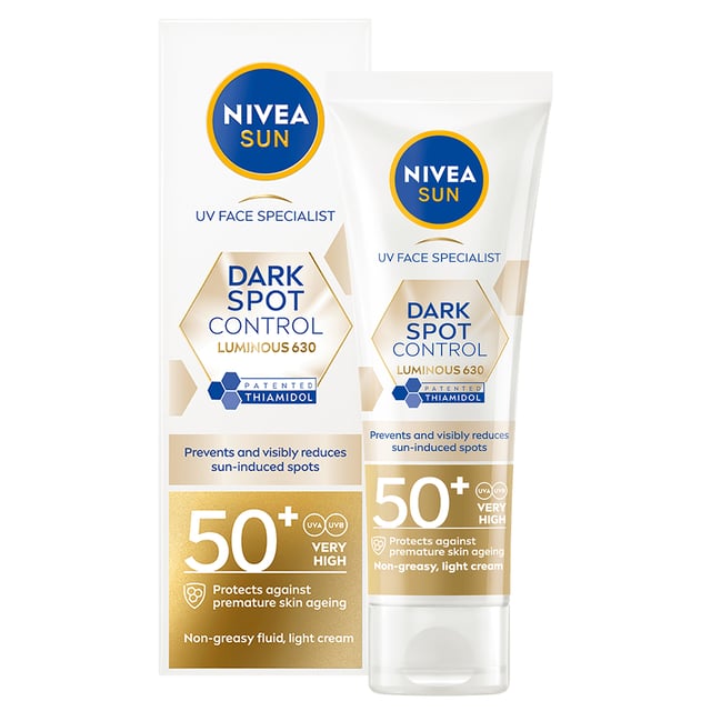 NIVEA SUN UV Face Luminous630 Dark Spot Control SPF 50+ | Hudvård - Solskydd - Solskydd för ansikte | Apoteka