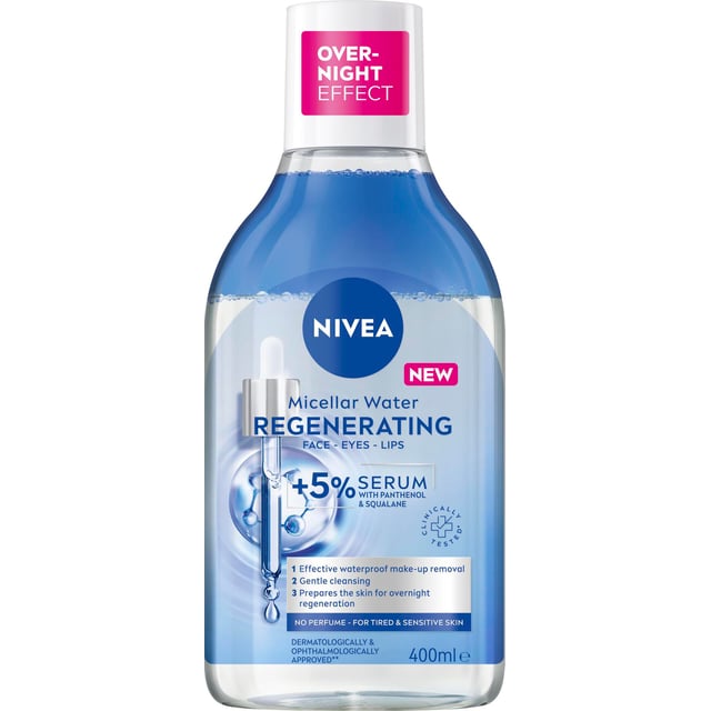 NIVEA Micellar Water Regenerating 400ml | Hudvård - Ansiktsvård - Ansiktsrengöring - Micellärvatten | Apoteka