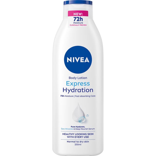 NIVEA Express Hydration Body Lotion 250ml | Hudvård - Kroppsvård - Hudkräm & bodylotion | Apoteka