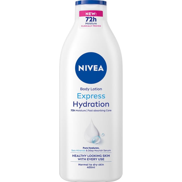 NIVEA Body Lotion Express Hydration 400 ml | Hudvård - Kroppsvård - Hudkräm & bodylotion | Apoteka