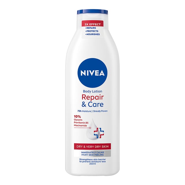 NIVEA Kroppslotion Body Lotion Repair & Care 250 ml | Hudvård - Kroppsvård - Hudkräm & bodylotion | Apoteka