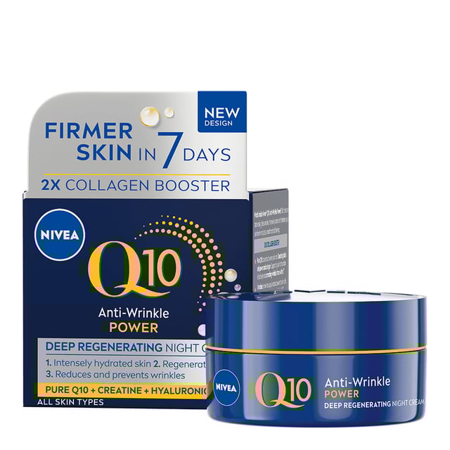 NIVEA Q10 Power Night Cream 50ml | Hudvård - Ansiktsvård - Ansiktskräm - Nattkräm | Apoteka