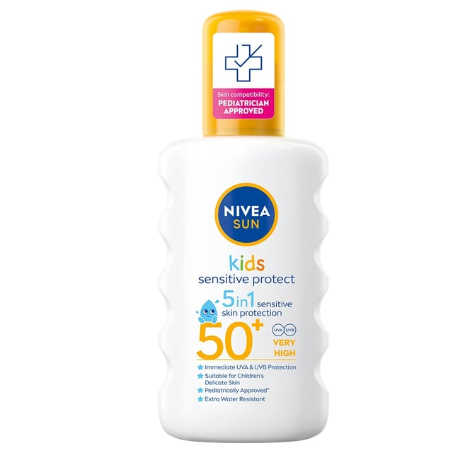 NIVEA SUN Kids Sensitive Protect & Play Sun Spray SPF 50+