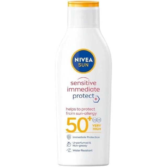 NIVEA SUN Sensitive Immediate Protect Sun-Allergy Lotion SPF 50 200 ml | Hudvård - Solskydd - Solskydd för kroppen | Apoteka