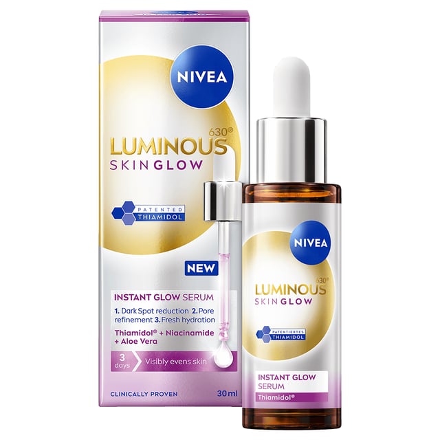 NIVEA Luminous630 Skin Glow Instant Glow Serum 30 ml | Hudvård - Ansiktsvård - Serum - Niacinamidserum,Hudvård - Ansiktsvård - Serum - Återfuktande serum | Apoteka